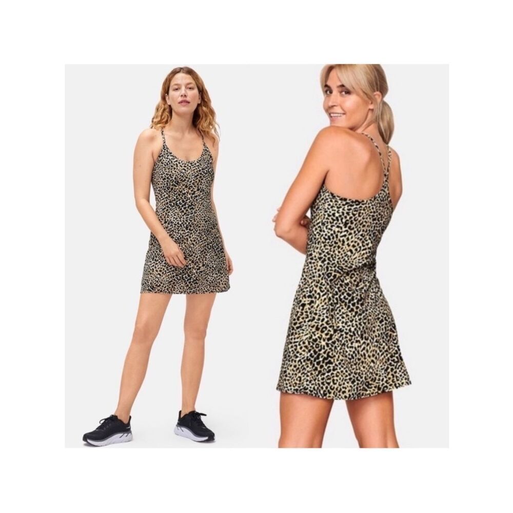 Outdoor Voices The Exercise Dress in leopard print